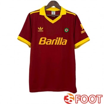 Maillot De Foot AS Rome Retro Domicile 1991/1992
