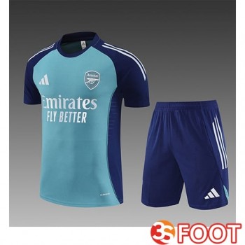 Ensemble Training T-Shirts Arsenal Enfant Vert/Bleu 2025/2026