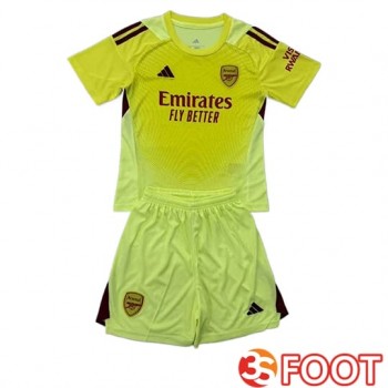 Maillot De Foot Arsenal Enfant Gardien De But Jaune 2025/2026