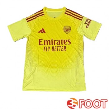 Maillot De Foot Arsenal Gardien De But Jaune 2025/2026