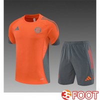 Ensemble Training T-Shirts Bayern Munich Enfant Orange/Gris 2025/2026