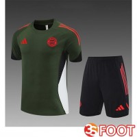 Ensemble Training T-Shirts Bayern Munich Enfant Vert 2025/2026