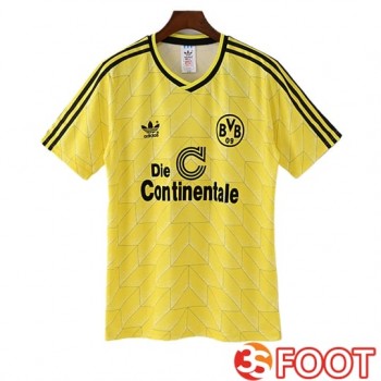 Maillot De Foot Dortmund BVB Retro Domicile 1988/1989