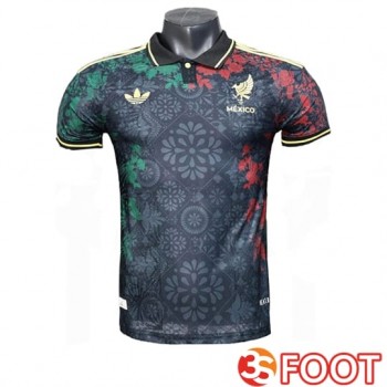 Maillot Equipe Foot Mexique Special Edition Noir/Vert 2025/2026
