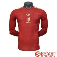 Maillot Equipe Foot Mexique Special Edition Manches Longues Rouge 2025/2026