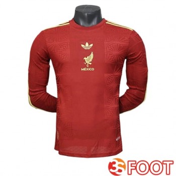 Maillot Equipe Foot Mexique Special Edition Manches Longues Rouge 2025/2026