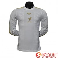 Maillot Equipe Foot Mexique Gold Cup Edition Manches Longues Blanc 2025/2026
