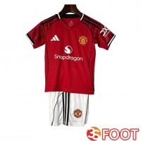 Maillot De Foot Manchester United Enfant Domicile 2025/2026