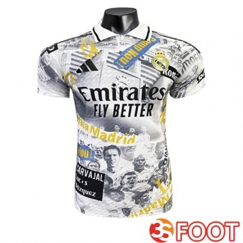 Maillot De Foot Real Madrid Special Edition Blanc/Jaune 2025/2026