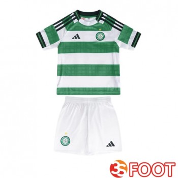 Maillot De Foot Celtic FC Enfant Domicile Vert Blanc 2025/2026
