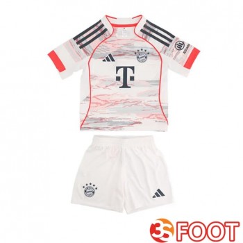 Maillot De Foot Bayern Munich Enfant Exterieur Blanc 2025/2026