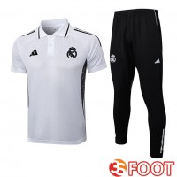 Ensemble Polo Real Madrid + Pantalon Blanc 2025/2026