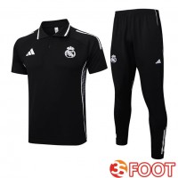 Ensemble Polo Real Madrid + Pantalon Noir 2025/2026