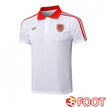 Polo Foot Bayern Munich Blanc 2025/2026