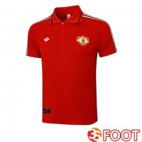 Polo Foot Manchester United Rouge 2025/2026
