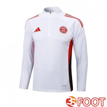 Training Sweatshirt Bayern Munich Blanc 2025/2026