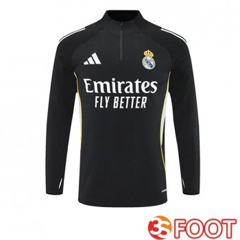 Training Sweatshirt Real Madrid Noir 2025/2026