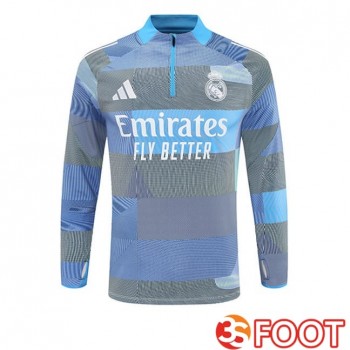 Training Sweatshirt Real Madrid Bleu 2025/2026