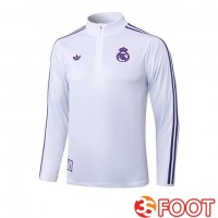 Training Sweatshirt Real Madrid Blanc 2025/2026