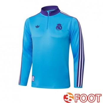 Training Sweatshirt Real Madrid Bleu 2025/2026