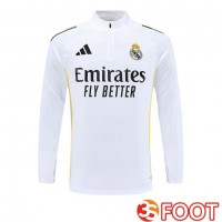 Training Sweatshirt Real Madrid Blanc 2025/2026