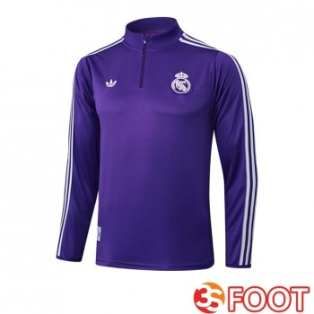 Training Sweatshirt Real Madrid Pourpre 2025/2026