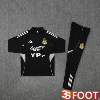Ensemble Survetement De Foot Argentine Noir 2025/2026