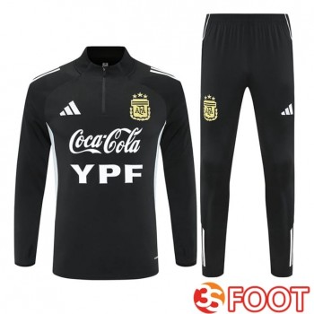 Ensemble Survetement De Foot Argentine Noir 2025/2026
