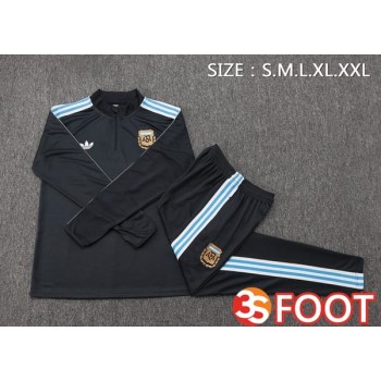 Ensemble Survetement De Foot Argentine Gris 2025/2026