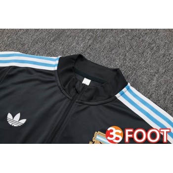 Ensemble Survetement De Foot Argentine Gris 2025/2026