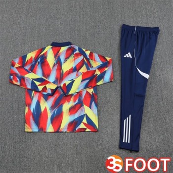 Ensemble Survetement De Foot Arsenal Jaune Rouge 2025/2026