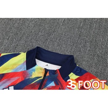 Ensemble Survetement De Foot Arsenal Jaune Rouge 2025/2026