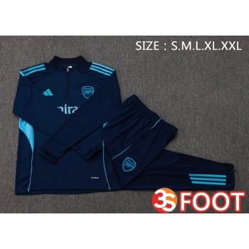 Ensemble Survetement De Foot Arsenal Bleu Royal 2025/2026