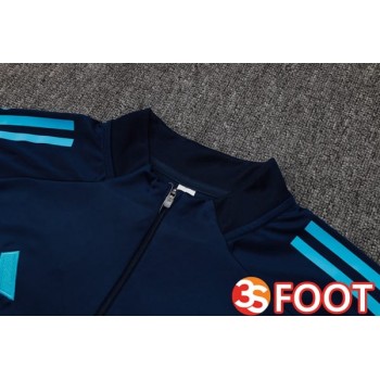 Ensemble Survetement De Foot Arsenal Bleu Royal 2025/2026