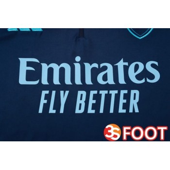 Ensemble Survetement De Foot Arsenal Bleu Royal 2025/2026