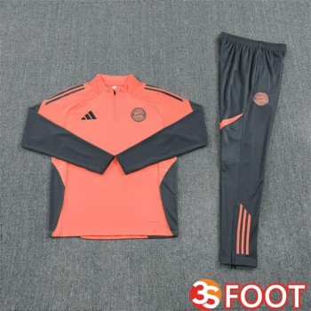 Ensemble Survetement De Foot Bayern Munich Orange 2025/2026
