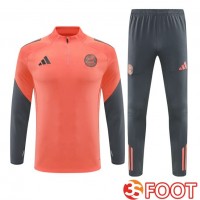 Ensemble Survetement De Foot Bayern Munich Orange 2025/2026