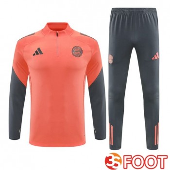 Ensemble Survetement De Foot Bayern Munich Orange 2025/2026