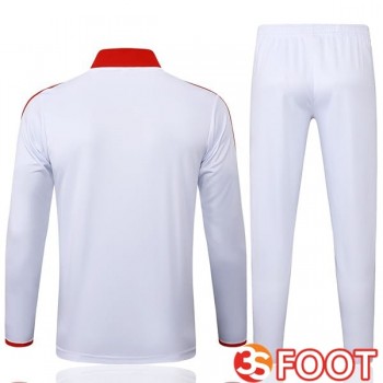 Ensemble Survetement De Foot Bayern Munich Blanc 2025/2026