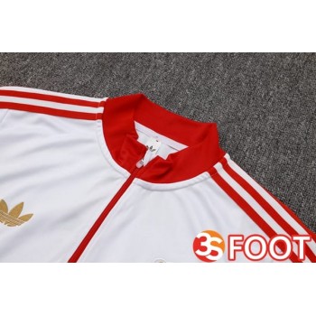 Ensemble Survetement De Foot Bayern Munich Blanc 2025/2026
