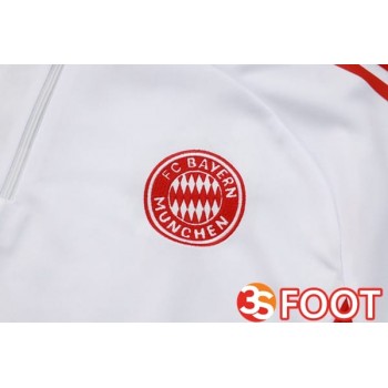 Ensemble Survetement De Foot Bayern Munich Blanc 2025/2026