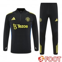 Ensemble Survetement De Foot Manchester United Noir 2025/2026
