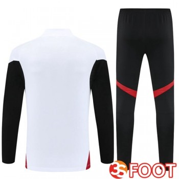 Ensemble Survetement De Foot Manchester United Blanc 2025/2026