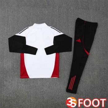 Ensemble Survetement De Foot Manchester United Blanc 2025/2026