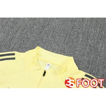 Ensemble Survetement De Foot Real Madrid Jaune 2025/2026