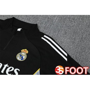 Ensemble Survetement De Foot Real Madrid Noir 2025/2026