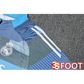 Ensemble Survetement De Foot Real Madrid Bleu 2025/2026