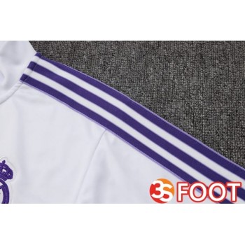 Ensemble Survetement De Foot Real Madrid Blanc 2025/2026