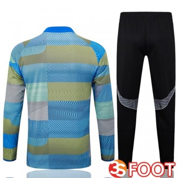 Ensemble Survetement De Foot Real Madrid Bleu 2025/2026