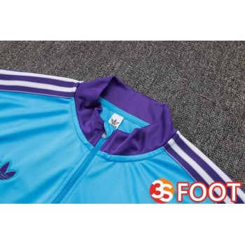 Ensemble Survetement De Foot Real Madrid Bleu 2025/2026